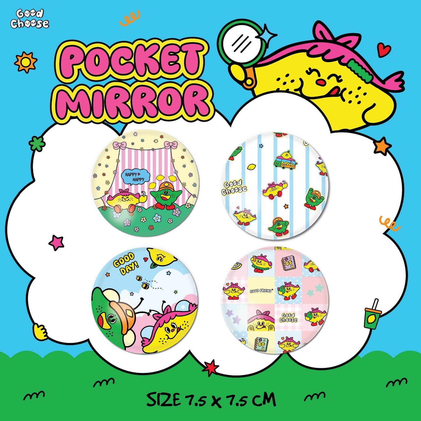 Good Friend Pocket Mirror - Good Choose