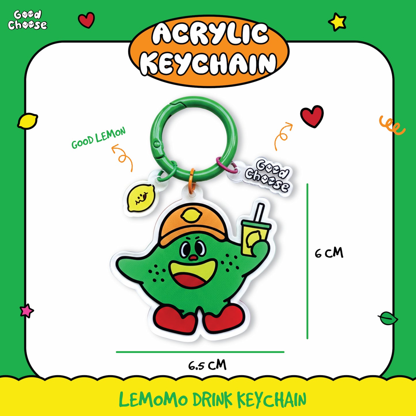 Lemomo original Keychain - Good Choose