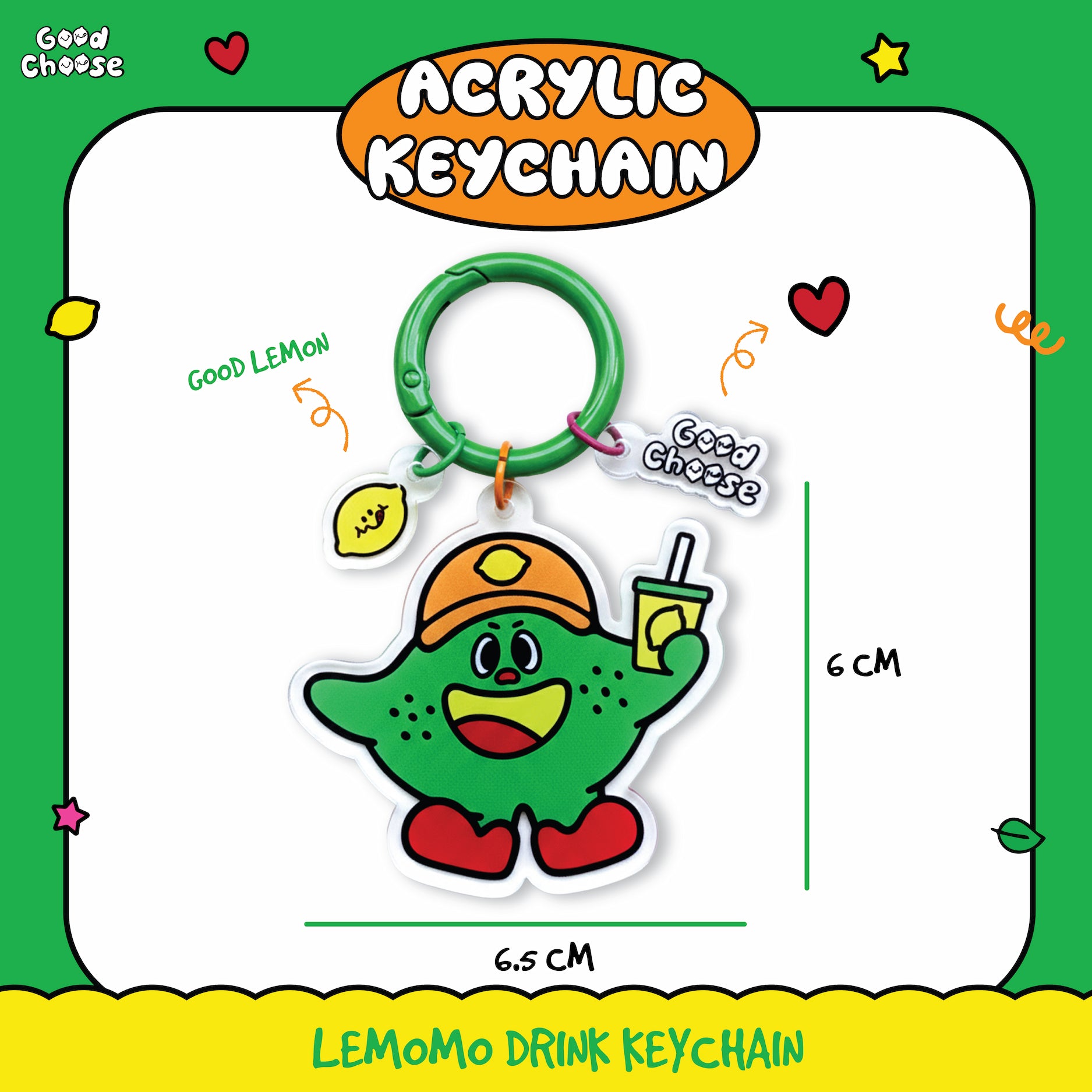 Lemomo original Keychain - Good Choose