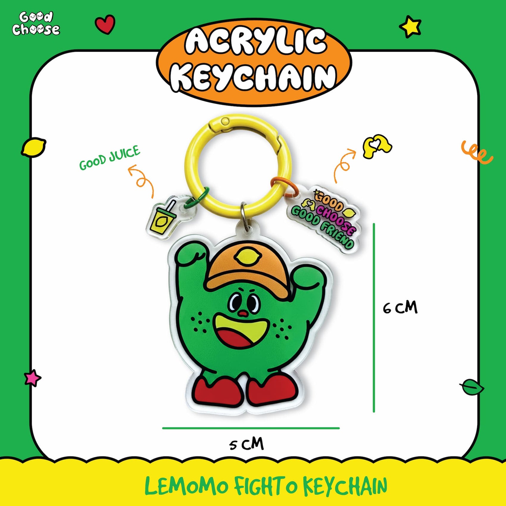 Lemomo original Keychain - Good Choose