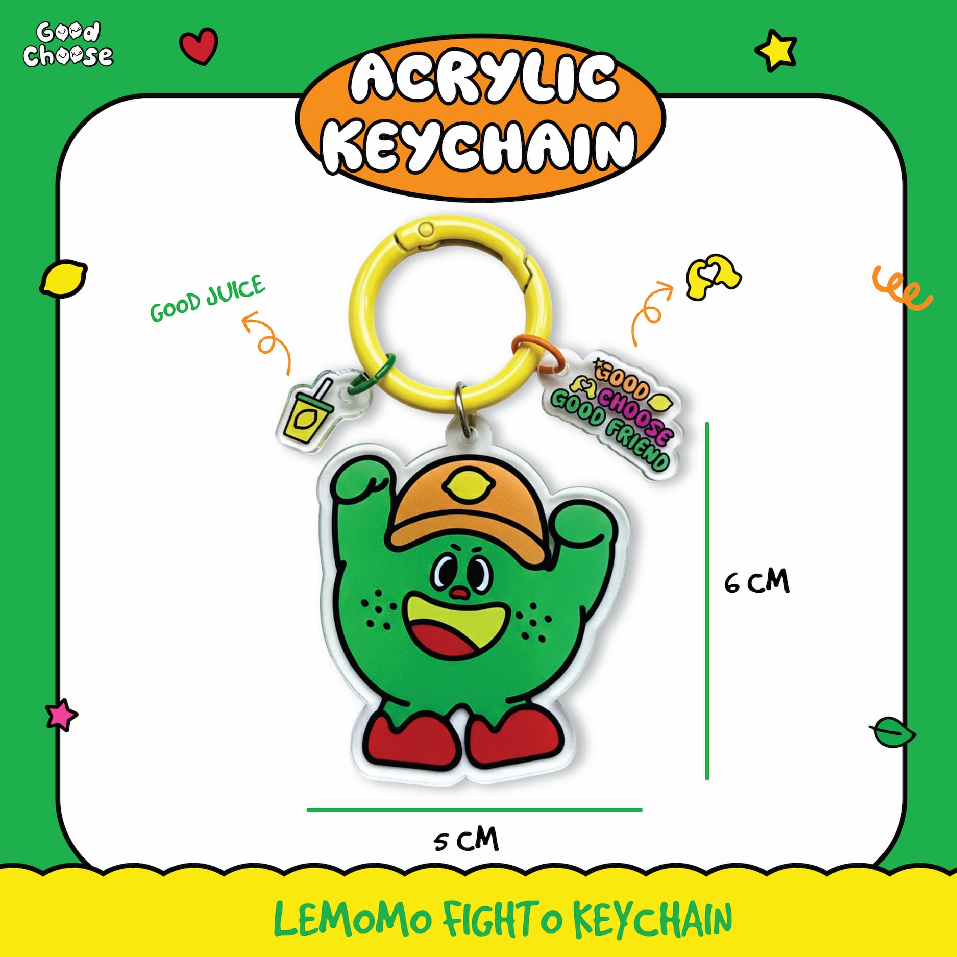 Lemomo original Keychain - Good Choose