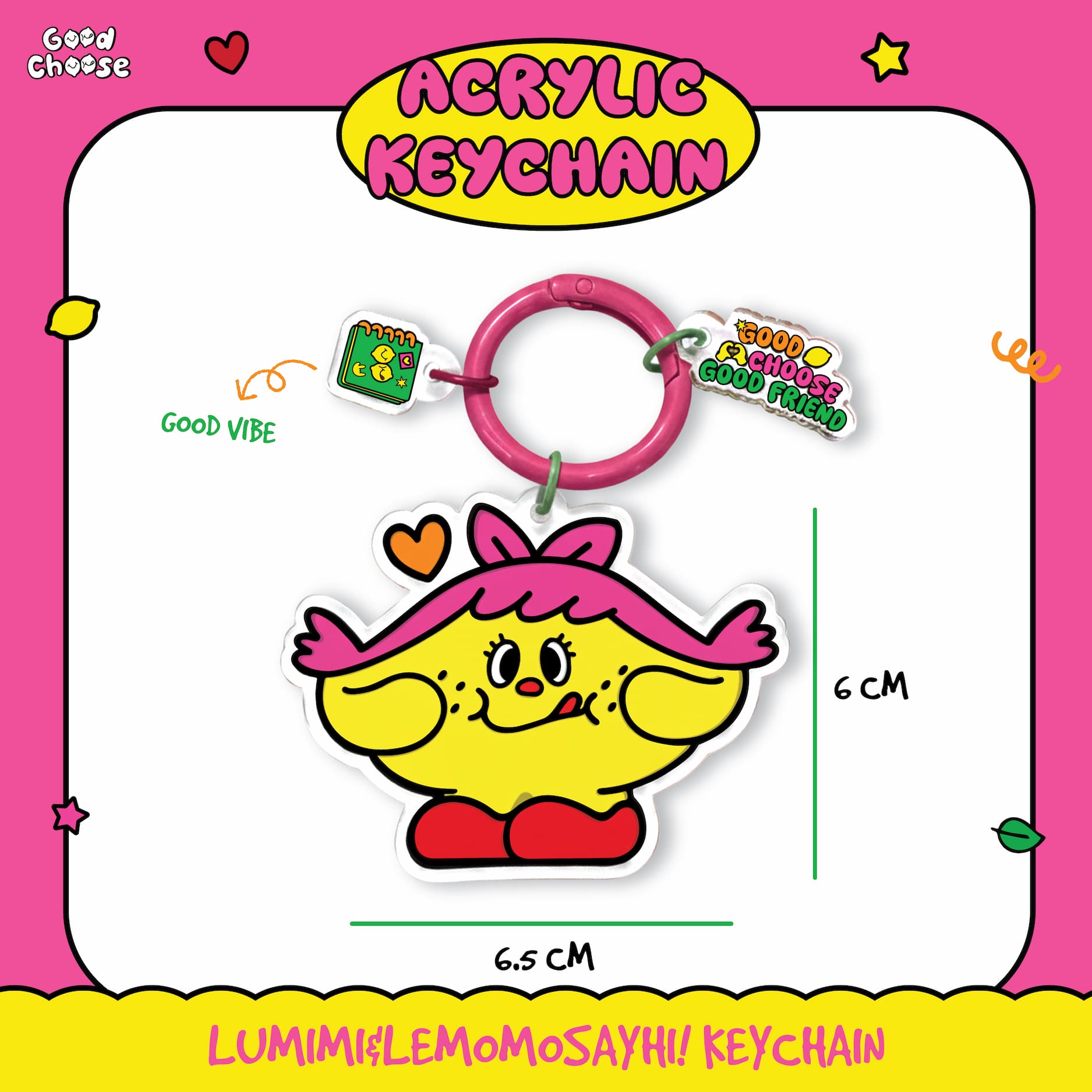 Lumimi Original Keychain - Good Choose