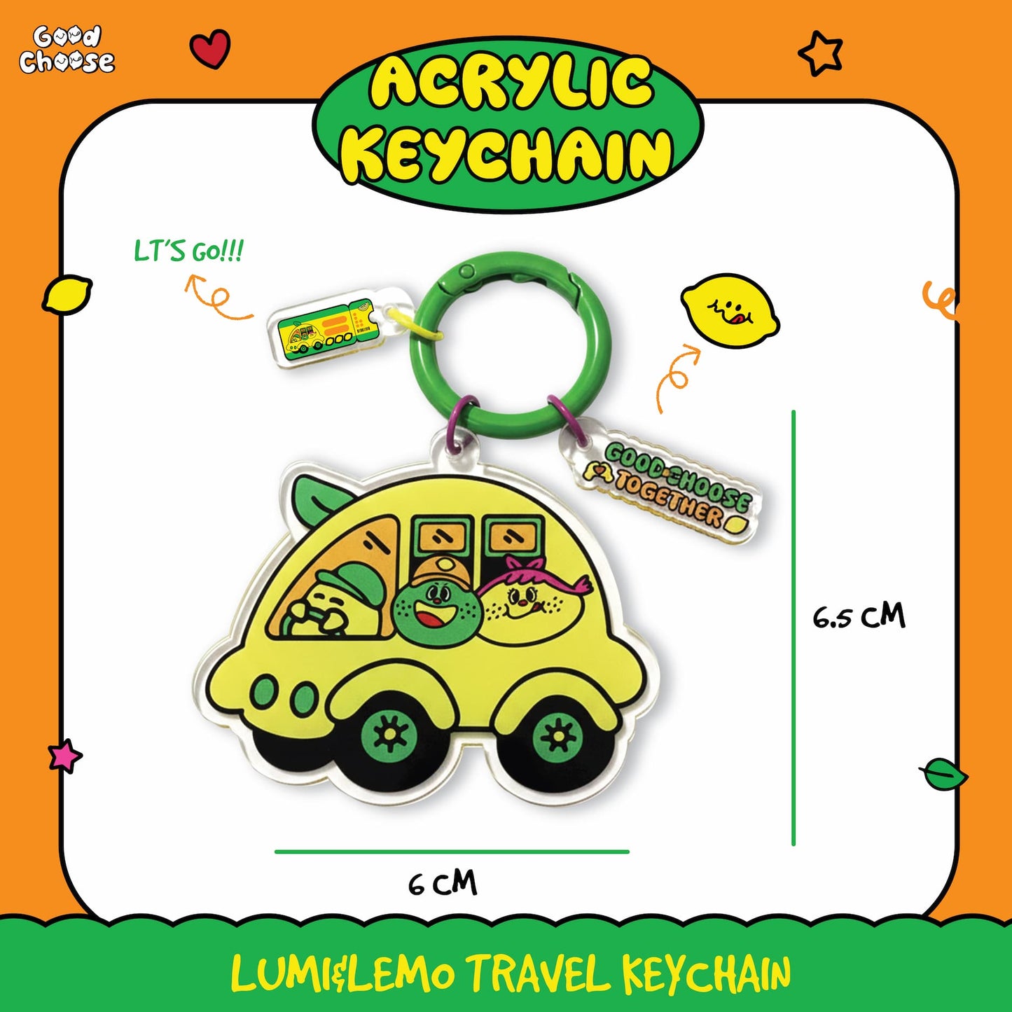Duol original Keychain - Good Choose