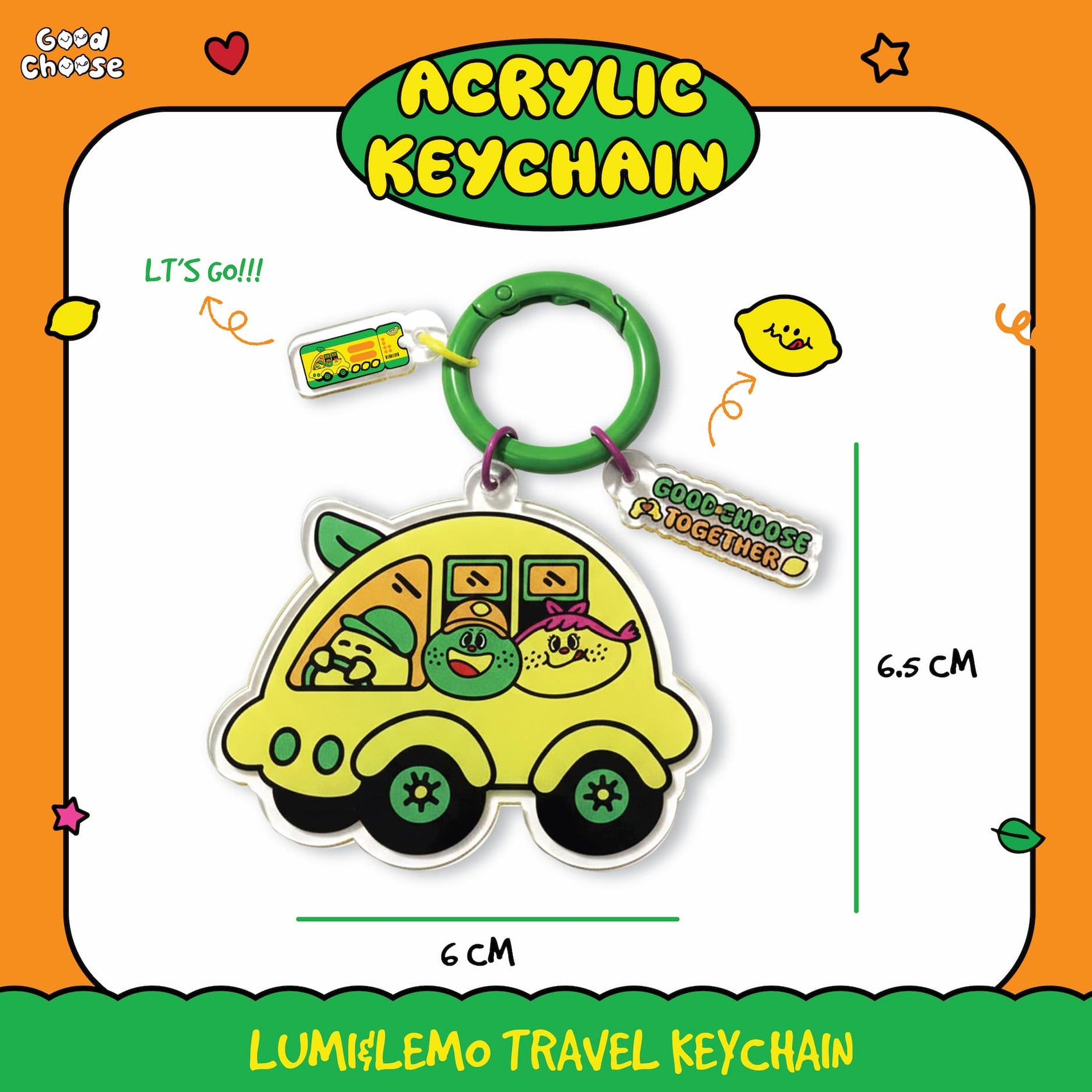 Duol original Keychain - Good Choose