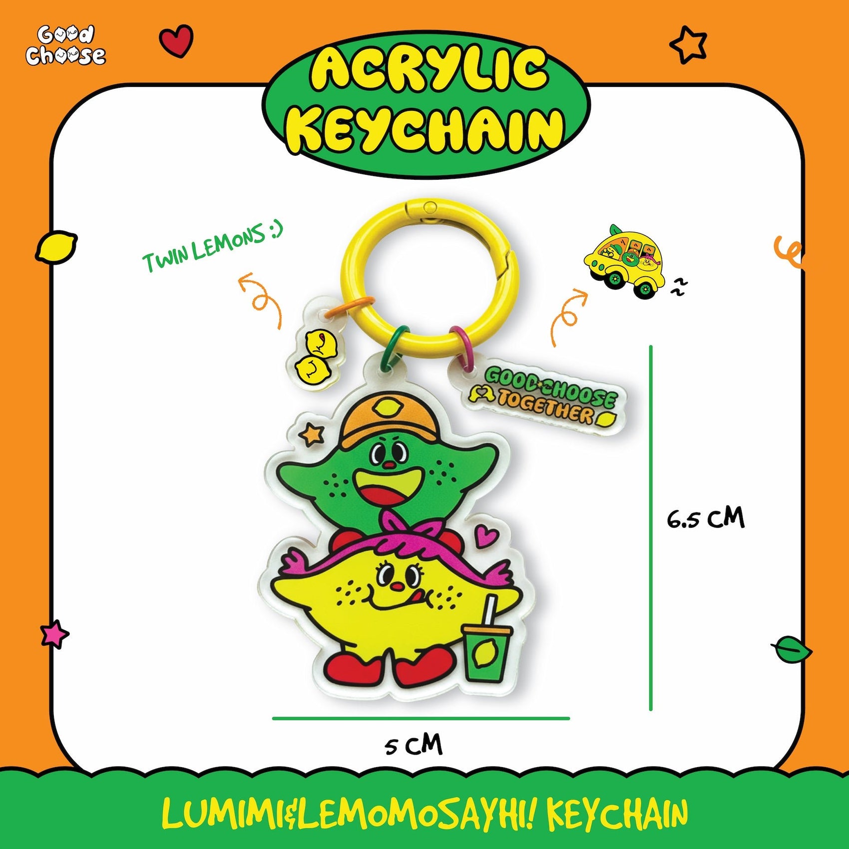Duol original Keychain - Good Choose