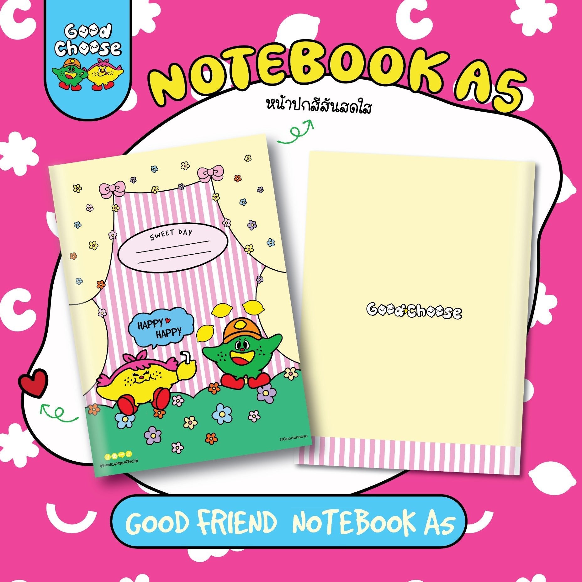 Good Friend Kids Notebook A5 - Good Choose