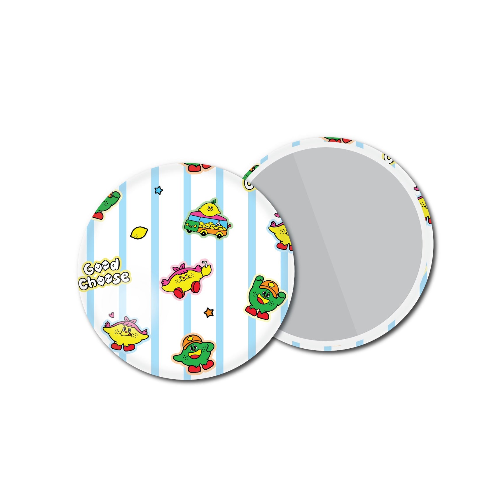 Happy Time Pocket Mirror - Good Choose