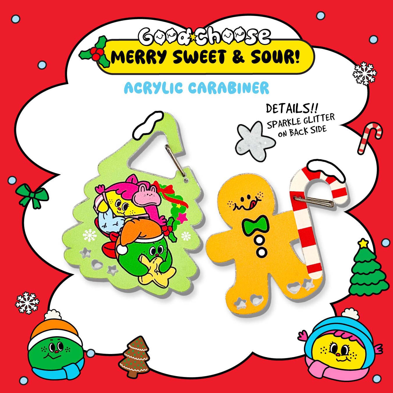 Christmas Time Carabiner - Good Choose