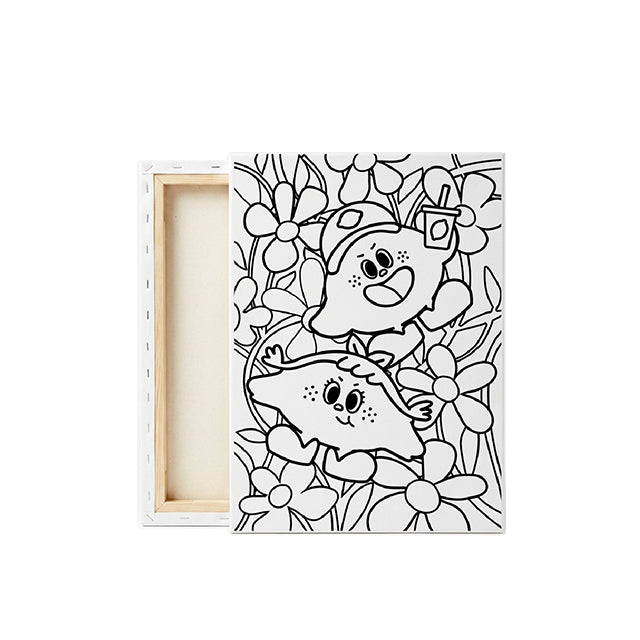 Lumimiworld | Coloring frame เซ็ทเฟรมระบายสี พร้อมสีและพู่กัน