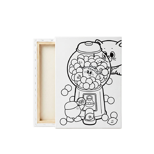 Lumimiworld | Coloring frame เซ็ทเฟรมระบายสี พร้อมสีและพู่กัน