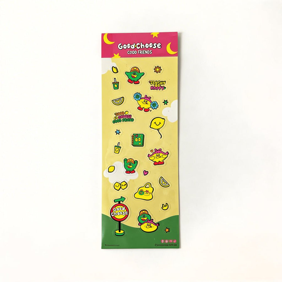 Mini Sticker Clear background PVC stickers. - Good Choose