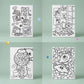 Lumimiworld | Coloring frame เซ็ทเฟรมระบายสี พร้อมสีและพู่กัน