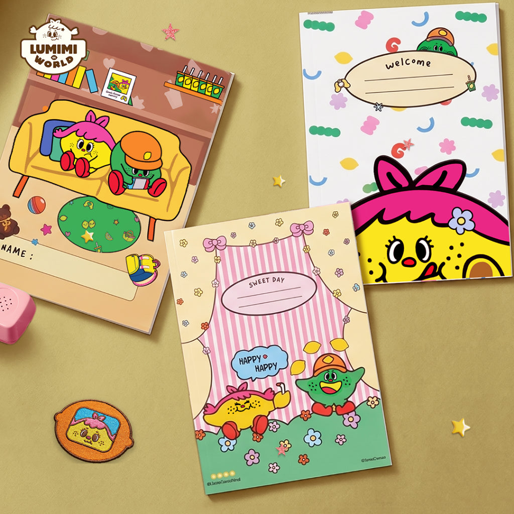 Lumimiworld | Notebook A5 สมุดโน้ตไม่มีเส้น