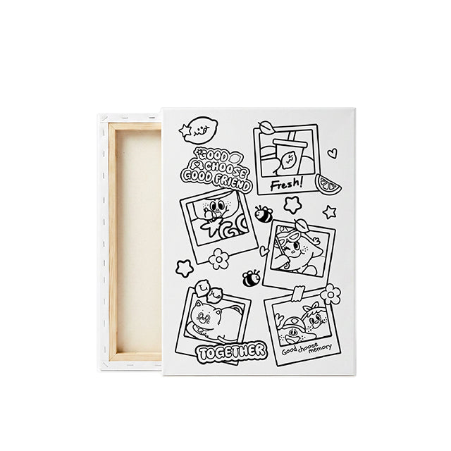 Lumimiworld | Coloring frame เซ็ทเฟรมระบายสี พร้อมสีและพู่กัน