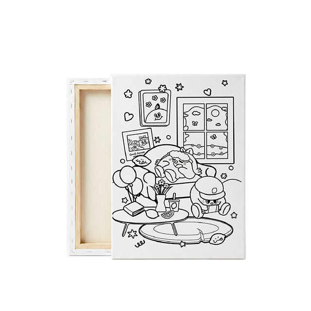 Lumimiworld | Coloring frame เซ็ทเฟรมระบายสี พร้อมสีและพู่กัน