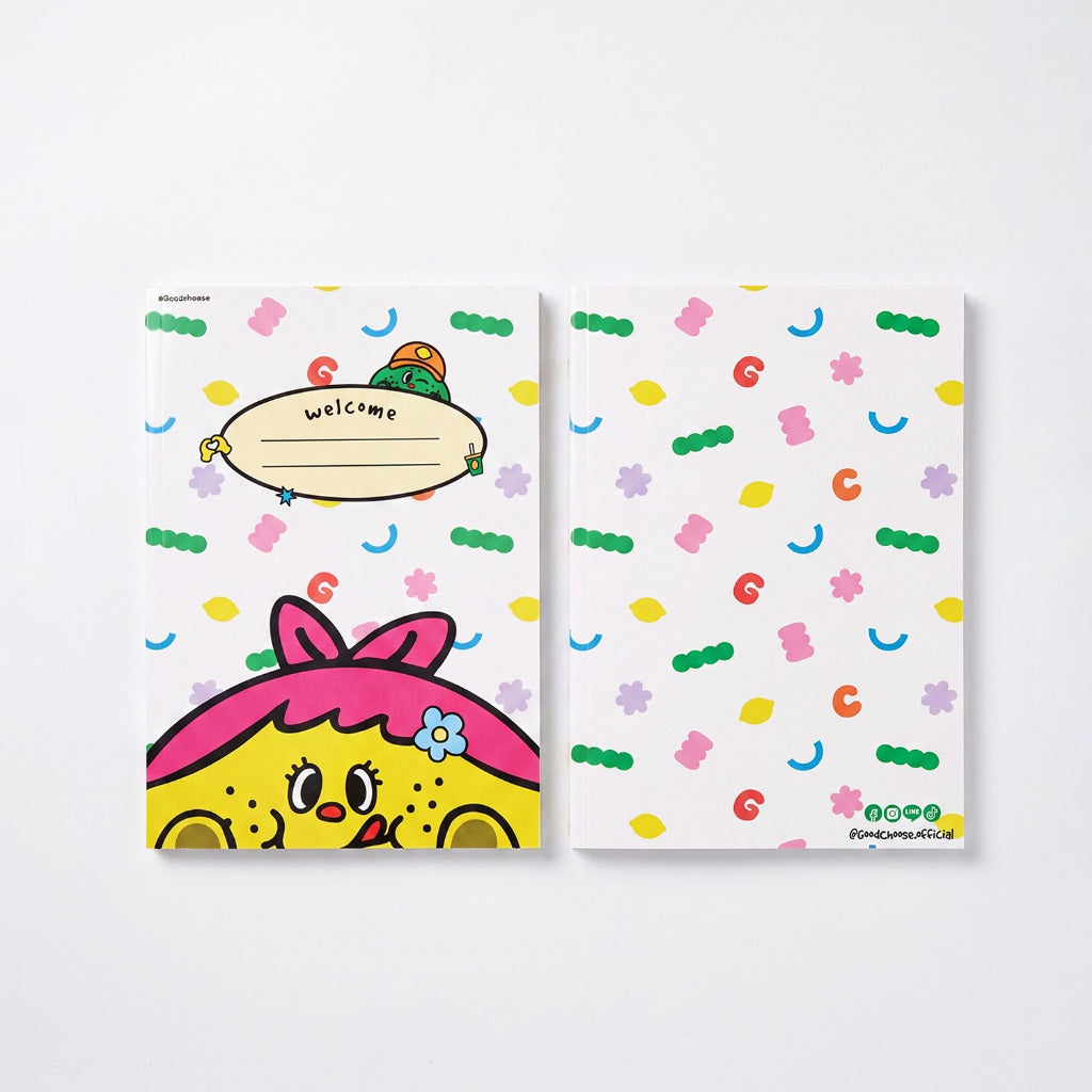 Lumimiworld | Notebook A5 สมุดโน้ตไม่มีเส้น