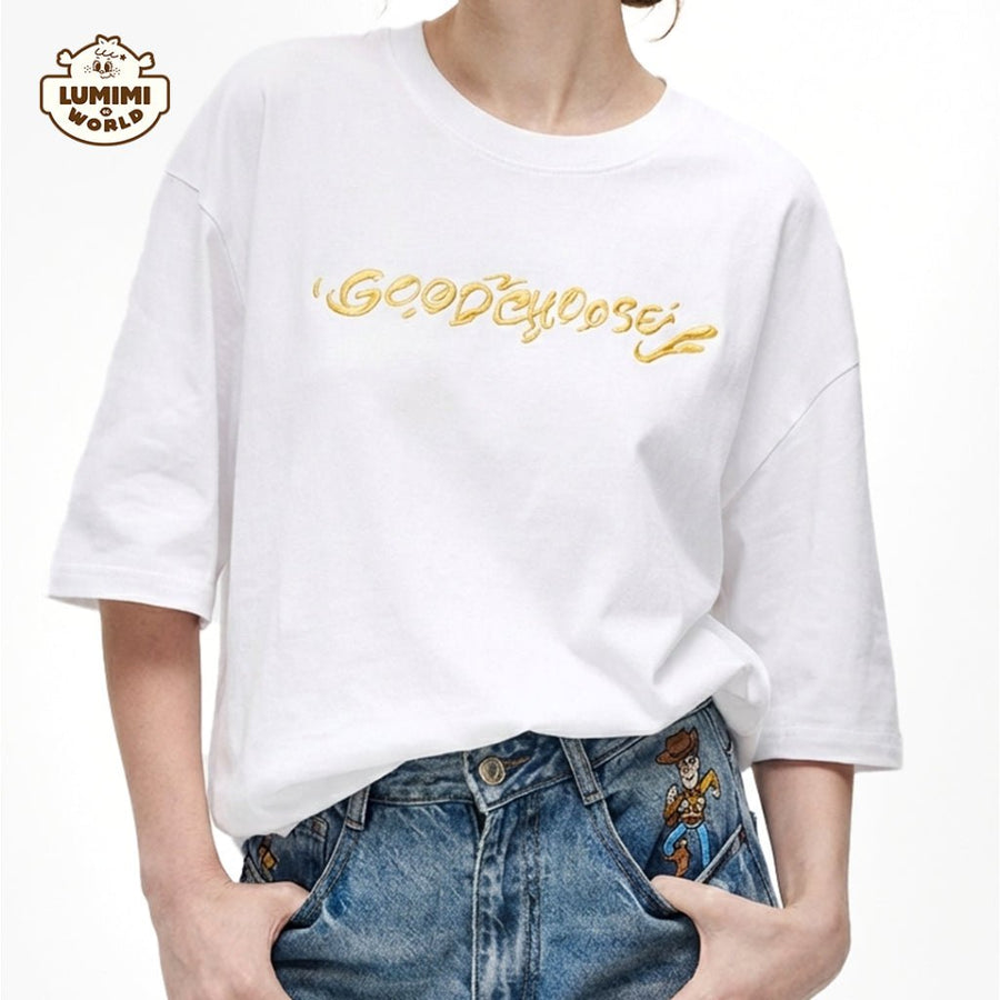 Lumimiworld | Christmas Tshirt White Freesize เสื้อพิมพ์ลาย - Good Choose