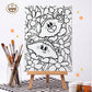 Lumimiworld | Coloring frame เซ็ทเฟรมระบายสี พร้อมสีและพู่กัน