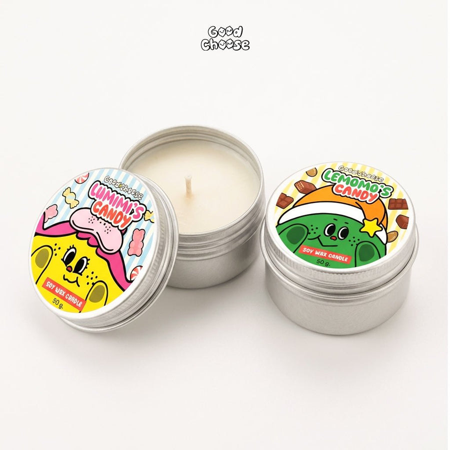 Soy wax candle เทียนหอมอโรม่า กลิ่นหอมสดชื่นลิตจากไขถั่วเหลืองธรรมชาติ - Good Choose